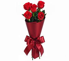 Букет 5 Красных роз Эдлесс Лав в Никульское
