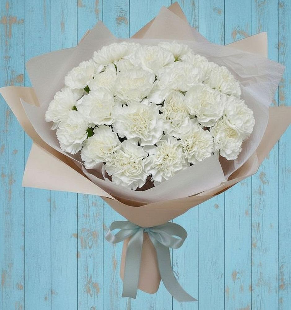 Букет цветов из: Гвоздики в Никульское