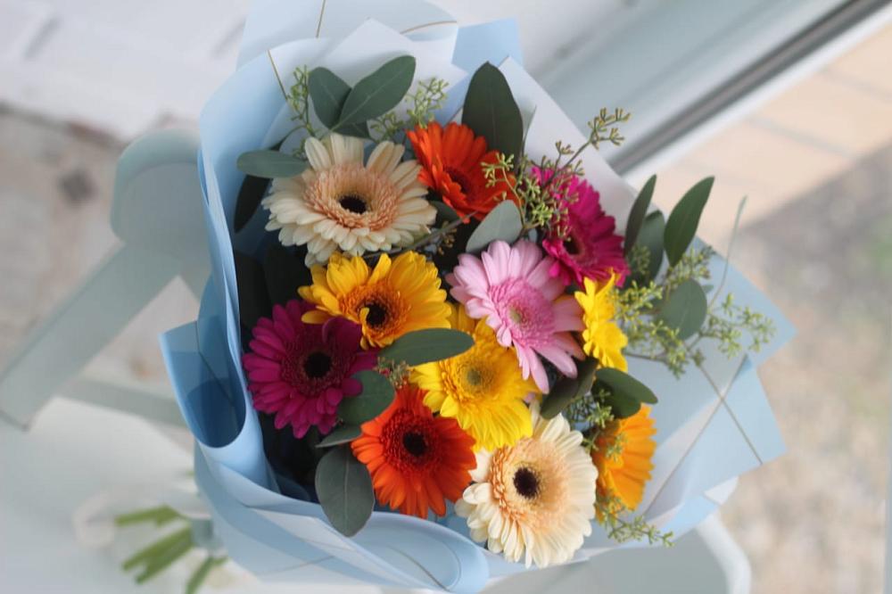 Букет цветов из: Герберы в Никульское