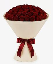 Букет 101 Бордовая роза Блэк Бакарра в Никульское