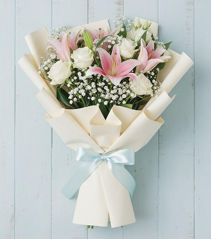 Букет цветов из: Лилии в Никульское