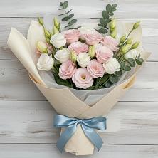 Букет цветов из:  Лизиантусы в Никульское