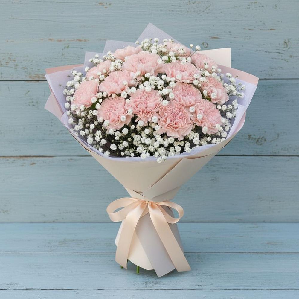 Букет цветов из: Гвоздики в Никульское