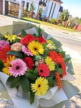 Букет цветов из:  Герберы #REPLACE_PRED# Никульское