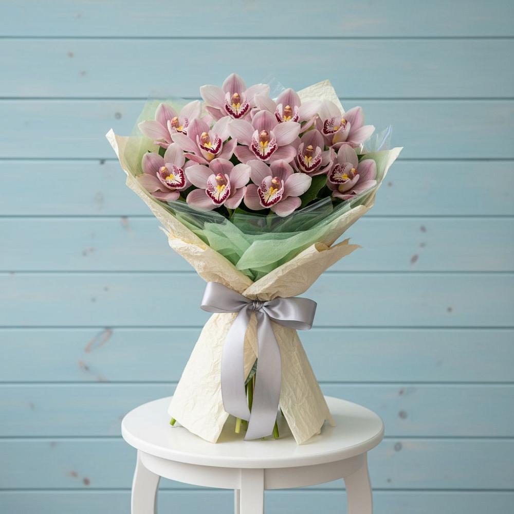 Букет цветов из: Орхидеи и Розы в Никульское