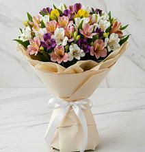 Букет цветов из:  Альстромерии #REPLACE_PRED# Никульское