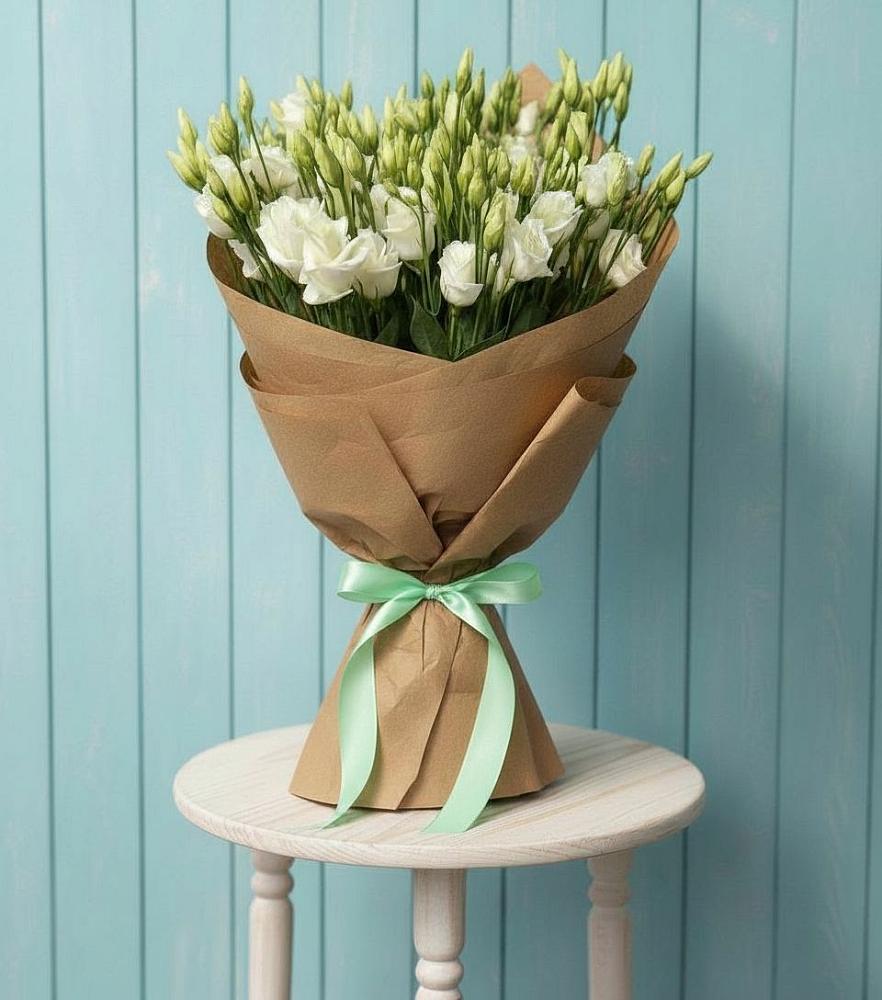 Букет цветов из: Лизиантусы в Никульское