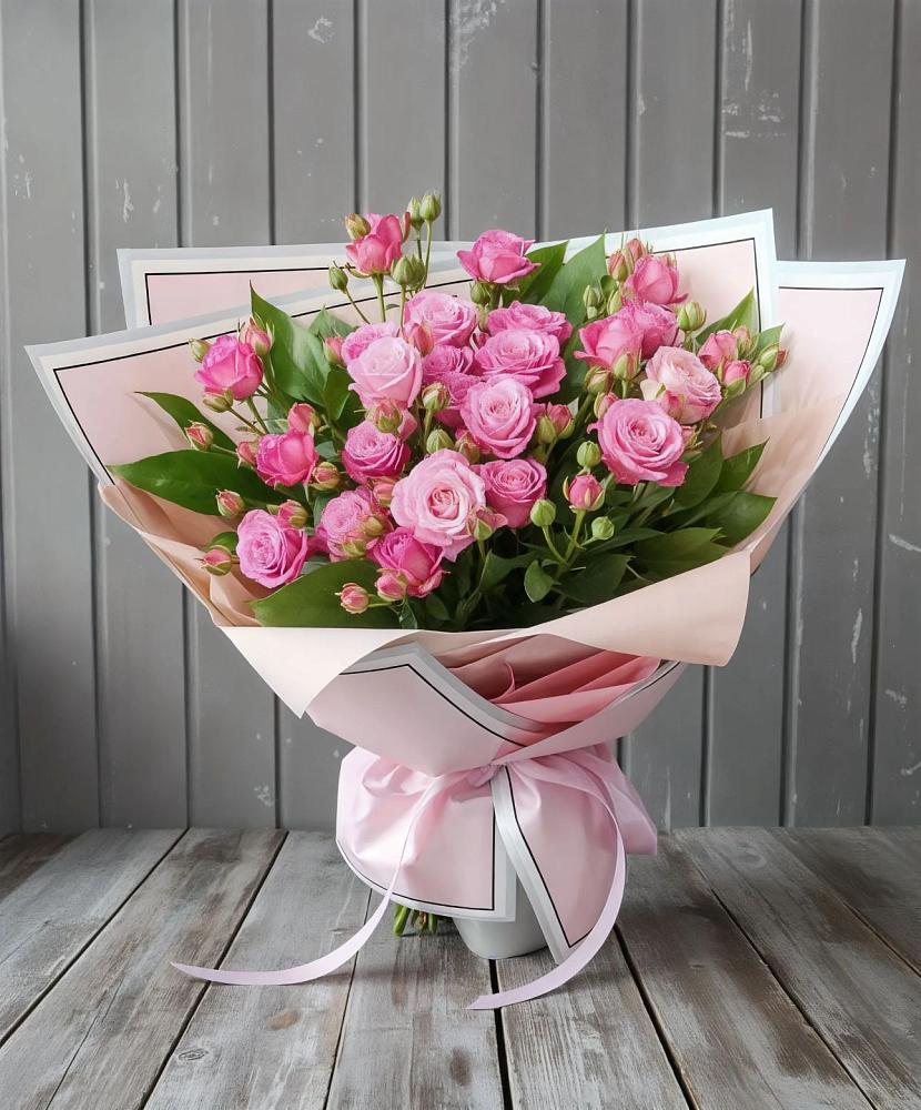 Букет Розовый кустик в Никульское