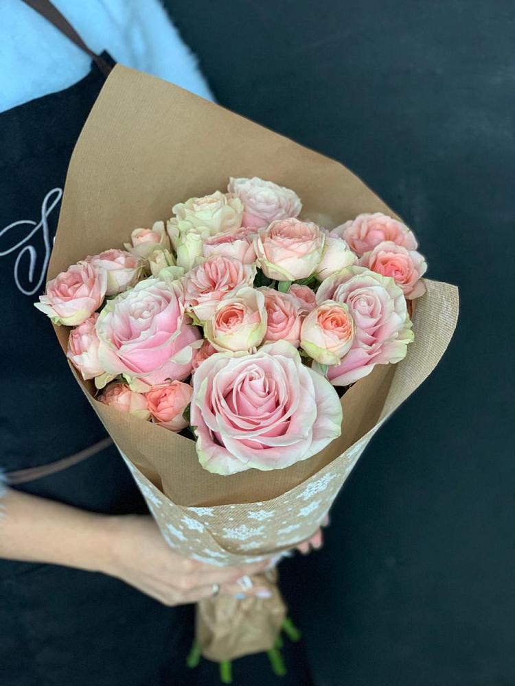 Букет цветов из: Хризантемы и Розы в Никульское