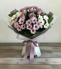 Букет цветов из:  Хризантемы и Розы #REPLACE_PRED# Никульское