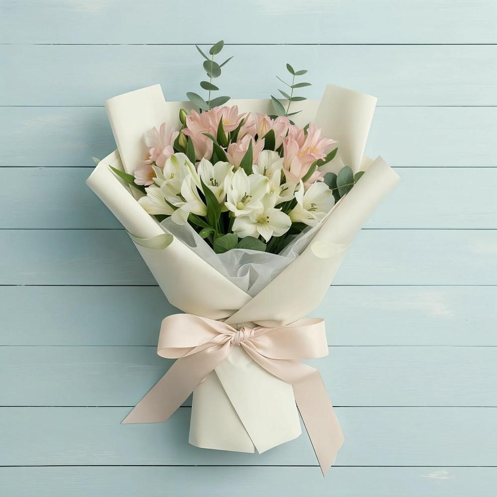 Букет цветов из: Альстромерии в Никульское