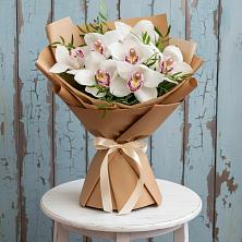 Букет цветов из:  Орхидеи и Розы в Никульское